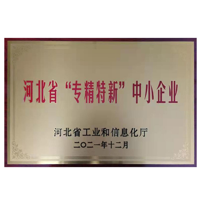 河北省“專精特新”中小企業(yè)認(rèn)定